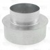 6" x 4" Galvanized Reducer/Increaser, 26 GA..