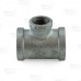 1" x 1" x 1/2" Galvanized Reducing Tee