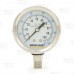 0-100 psi, 304 St. Steel Pressure Gauge, 2-1/2" Dial, 1/4" NPT (Lead-Free)..