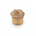 1/2" MPT x 3/8" FPT Brass Bushing, Lead-Free