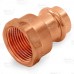 3/4" Press Copper x 1" Female Threaded Adapter, Imported