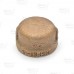 3/4" FPT Brass Cap, Lead-Free