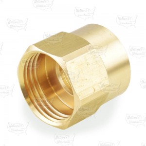 3/4" FGH x 3/4" FIP Brass Adapter, Lead-Free