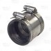 1-1/2" Tubular to 1-1/2" No-Hub CI/Plastic/Steel Coupling