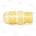 1/2" Flare x 3/8" Male NPT Threaded Brass Adapter