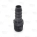 1/2" Barbed Insert x 1/2" Male NPT Threaded PVC Adapter, Sch 40, Gray