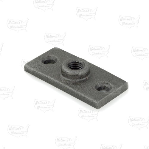 1/2" Black Ceiling Plate