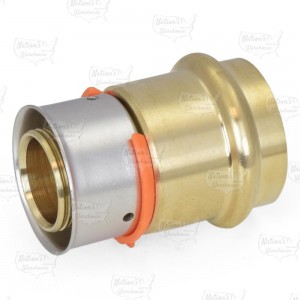 1" PEX Press x 1" ProPress Adapter, Lead-Free Bronze