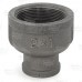 2" x 1" Black Coupling (Imported)