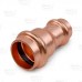 3/4" x 1/2" Press Copper Reducing Coupling, Imported