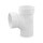 1-1/2" PVC DWV Sanitary Street Tee (Spigot x Socket x Socket)