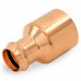 2" FTG x 1" Press Copper Reducer, Imported