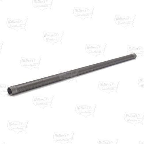 3/4" x 18" Black Pipe Nipple