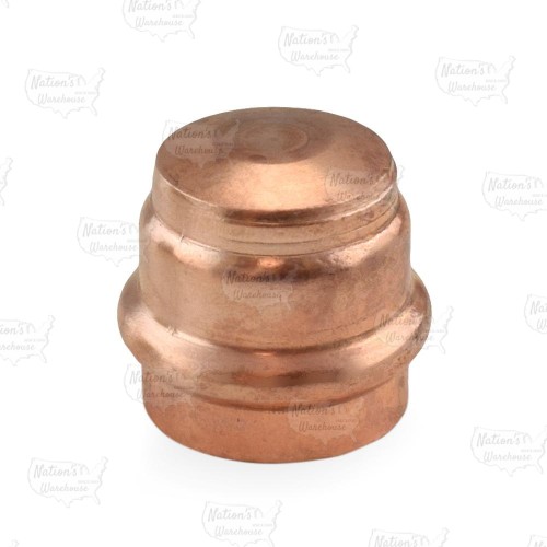 1" Press Copper Cap