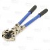 Manual Copper Press Tool Kit w/ Rotating Head, 1/2", 3/4" and 1"