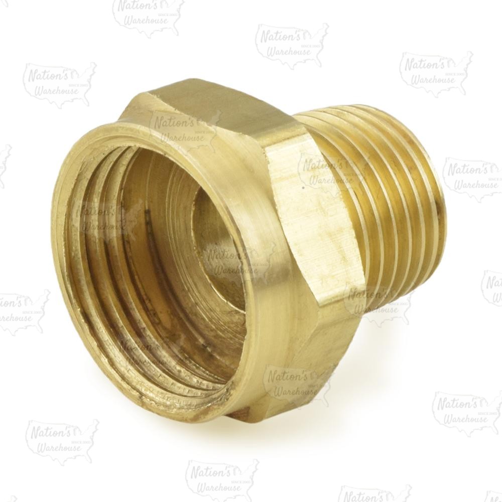 Sioux Chief 3/4 inch x 1/2 inch Lead-Free Brass FGH x MIP Adapter