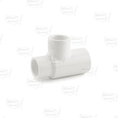 3/4" x 1/2" x 1/2" PVC (Sch. 40) Reducing Tee