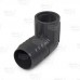 1-1/2" Barbed Insert x 1" Female NPT 90° PVC Reducing Elbow, Sch 40, Gray