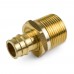 3/4" PEX x 1" Male Threaded F1960 Adapter, LF Brass