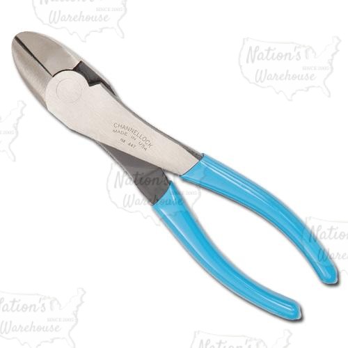 8” Curved Jaw Diagonal High Leverage Cutting Pliers