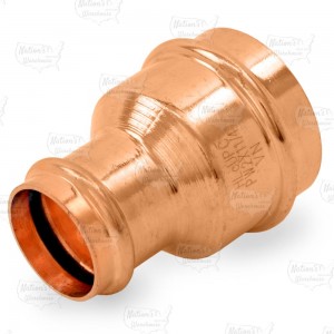 2" x 1-1/4" Press Copper Reducing Coupling, Imported