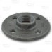 2" Black Floor Flange (Imported)