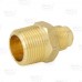 1/2" Flare x 3/4" Male NPT Threaded Brass Adapter