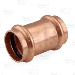 1-1/2" Press Copper Coupling, Made in the USA