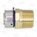 3/4" PEX Press x 3/4" Male Threaded Adapter, Lead-Free Bronze