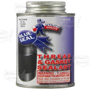 Blue-Seal Pipe Joint Sealant w/ Brush Cap, 8 oz (1/2 pint)