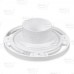 3" Inside Fit, Fast Set One-Piece PVC Closet Flange w/ Knockout Test Cap