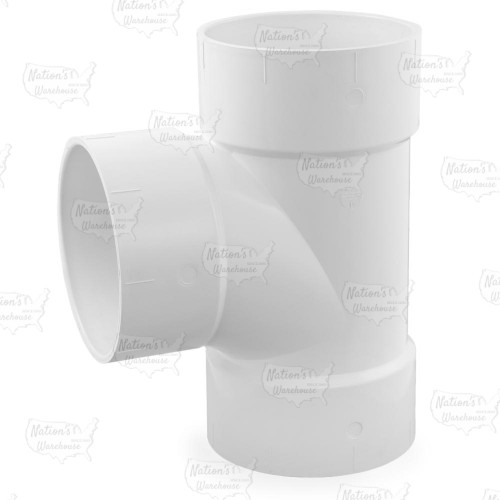 8" PVC DWV Sanitary Tee