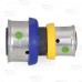 3/4" PEX x 1/2" PEX Press Coupling, Poly Alloy, Lead-Free