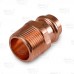 3/4" Press x 1" Male Threaded Adapter, Imported