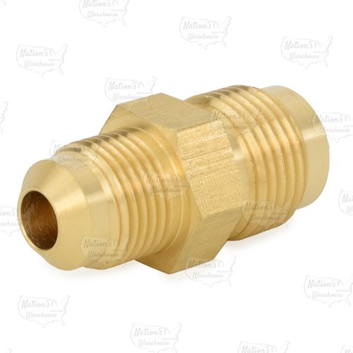 1/2" x 3/8" Brass Flare Reducing Union