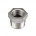 1" x 3/4" 304 Stainless Steel Hex Bushing, MNPT x FNPT threaded