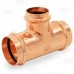 2" x 2" x 1-1/2" Press Copper Tee, Imported