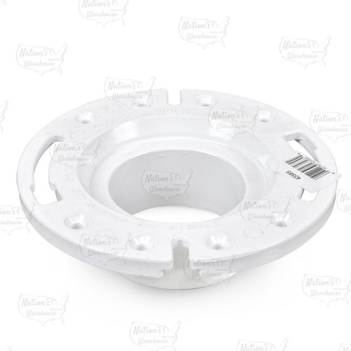 3" Spigot, Fast Set One-Piece PVC Closet Flange