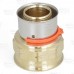 1" PEX Press x 1" Female Threaded Adapter, Lead-Free Bronze