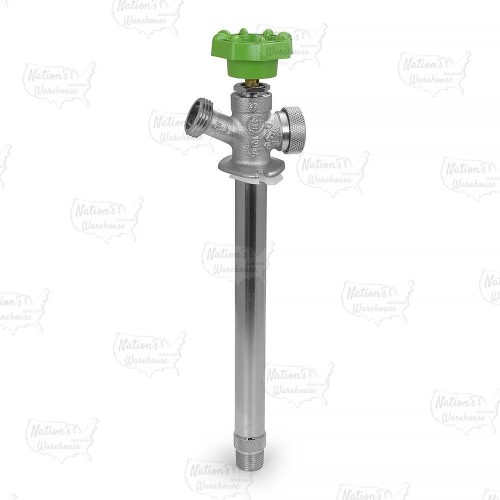 8” Anti-Siphon Frost Free Sillcock, 1/2” MPT (Outside) x 1/2” SWT (Inside), Lead-Free