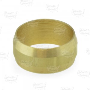 5/8" OD Brass Compression Sleeve Lead-Free