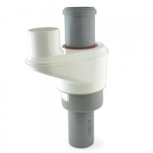 3"/5" Innoflue Concentric to 3" Twin Pipe Adapter