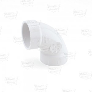 1-1/2" PVC DWV 90° Elbow