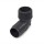 1-1/2" Barbed Insert x 1-1/2" Male NPT 90° PVC Elbow, Sch 40, Gray