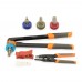 Manual PEX Expander Tool Kit w/ Auto-Rotating Head for sizes 1/2", 3/4" & 1" (incl Cutter & Ring Removal Tool)