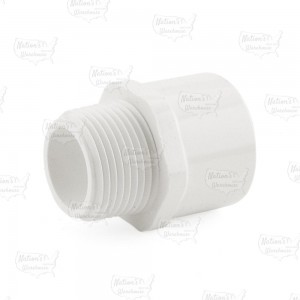 1" PVC (Sch. 40) MIP x Socket Adapter