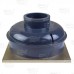 QuadDrain Square Floor Drain w/ Nickel Bronze Strainer & Ring, PVC 2" Hub x 3" Inside Fit