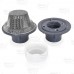 PVC Planter Area Drain Kit for Roof Gardens, Atriums, 3" PVC Hub