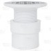 2" Hub, Solvent Weld PVC Drain for No-Liner Pan Showers, Screw-Tite Strainer, Receptor Base