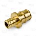 3/4" x 1/2" Expansion PEX Reducing Coupling, LF Brass